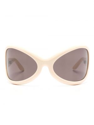 Oversize saulesbrilles Acne Studios balts