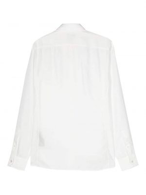 Košile s knoflíky z lyocellu Tom Ford bílá