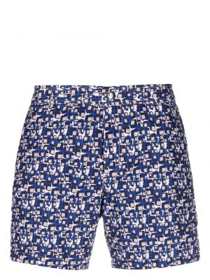 Shorts à imprimé Corneliani bleu