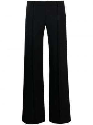 Voľné rovné nohavice s nízkym pásom Société Anonyme čierna