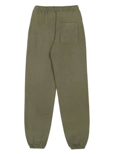 Pantalon de joggings brodé en coton Sporty & Rich vert