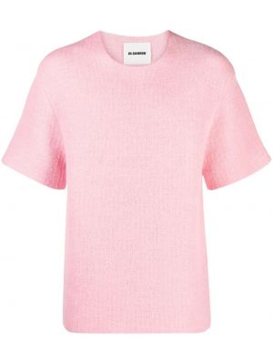 Chunky pulover Jil Sander roza