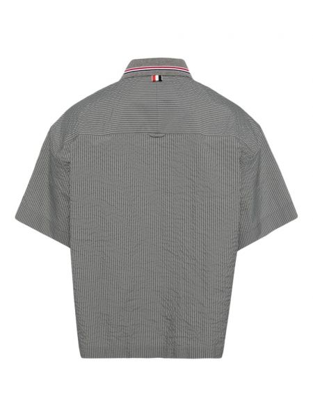 Chemise à rayures Thom Browne gris