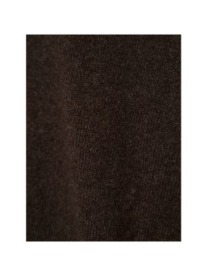 Sudadera con capucha de lana de cachemir con estampado de cachemira Gran Sasso marrón