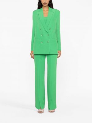 Rovné kalhoty Chiara Ferragni zelené
