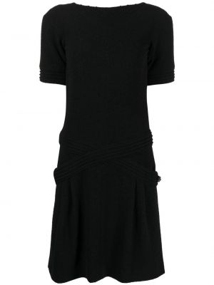 Mini šaty Chanel Pre-owned černé