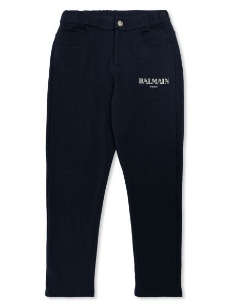 Printti housut tytöille Balmain Kids sininen