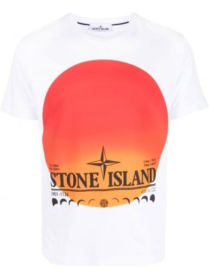 T-shirt Stone Island vit