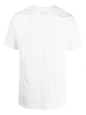 T-shirt aus baumwoll mit print Family First weiß