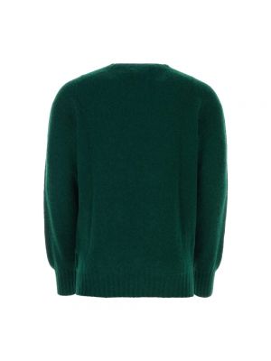 Jersey de lana de tela jersey Howlin' verde