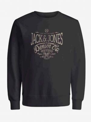 Mikina s kapucí Jack & Jones černá