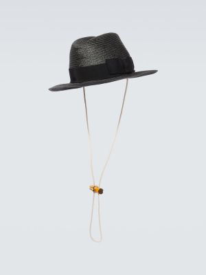 Бамбукова шапка с периферия Gucci черно