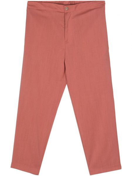 Pamučne chino hlače Costumein ružičasta