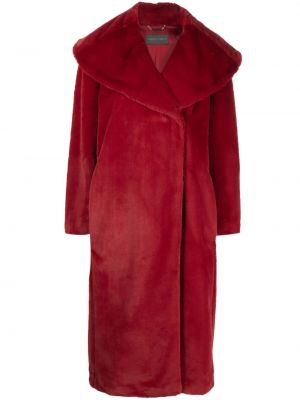 Γυναικεία παλτό σε φαρδιά γραμμή Alberta Ferretti κόκκινο