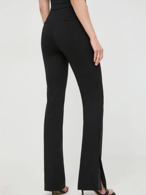 Pantaloni slim fit cu talie înaltă Karl Lagerfeld negru