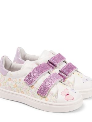 Blomstret sneakers for piger Monnalisa