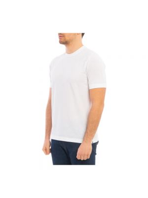 Koszulka slim fit Zanone biała