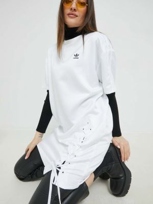 Sukienka mini Adidas Originals biała