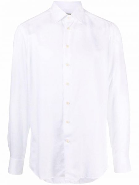 Camisa de cachemir con estampado con estampado de cachemira Etro blanco