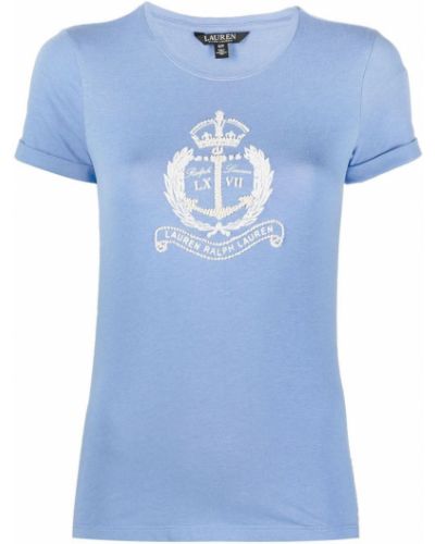 T-shirt Lauren Ralph Lauren blå