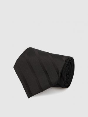 Шовковий краватка в смужку Stefano Ricci, чорний