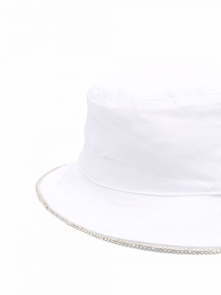 Sombrero con apliques Pinko blanco