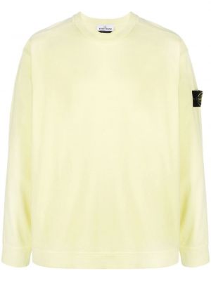 Bomull sweatshirt Stone Island gul