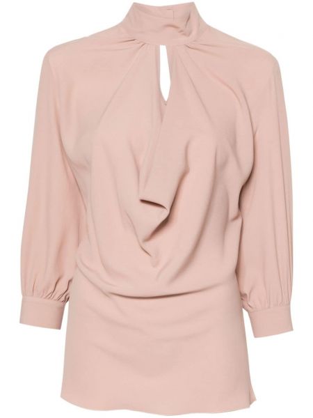 Krepp bluse Cenere Gb pink