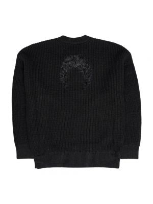 Sweter z okrągłym dekoltem Marine Serre czarny