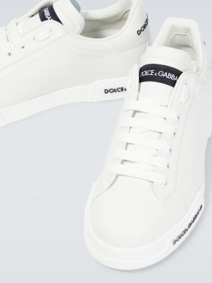 Δερμάτινα sneakers Dolce&gabbana λευκό