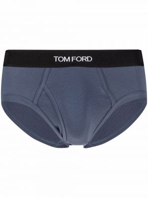 Bokserki bawełniane Tom Ford niebieskie