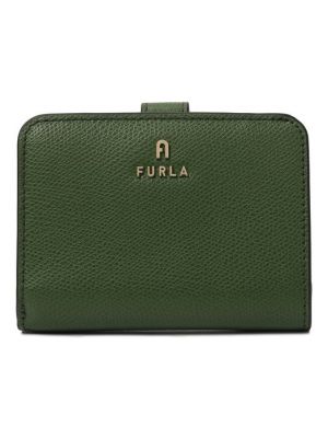 Кожаный кошелек Furla зеленый
