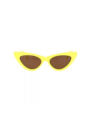 Okulary przeciwsłoneczne The Attico żółte