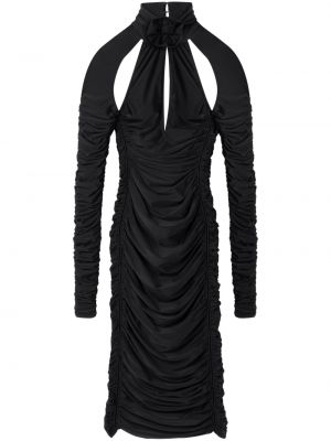 Μίντι φόρεμα Az Factory μαύρο