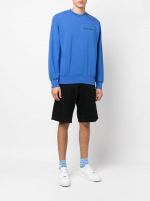 Sweatshirt mit print mit rundem ausschnitt Aries blau