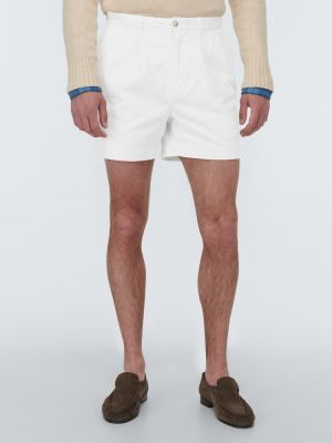 Pantalones cortos de algodón Polo Ralph Lauren blanco