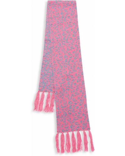 Кашемировый шарф с бахромой Jocelyn, розовый