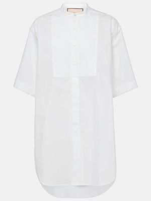 Camicia di cotone Plan C bianco
