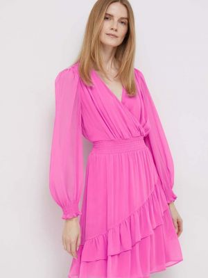Dkny ruha rózsaszín, mini, harang alakú