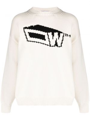 Pleteni džemper Off-white