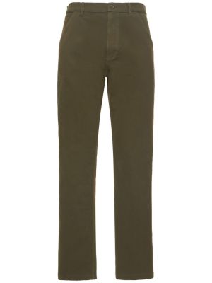 Pantalones cargo de algodón Aspesi verde