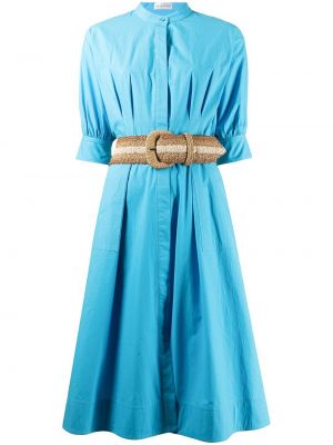 Modré šaty ke kolenům Rebecca Vallance