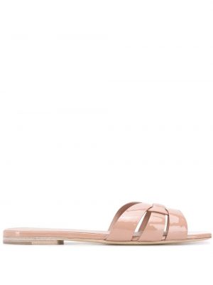 Ilma kontsaga sandaalid Saint Laurent roosa