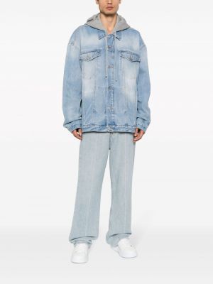 Oversize džinsa jaka ar kapuci Vetements