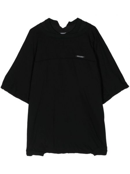 T-shirt en coton avec applique Undercover noir
