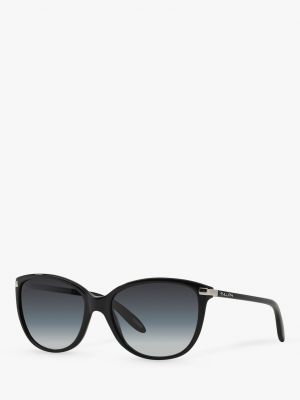 Женские солнцезащитные очки кошачий глаз Polo Ralph Lauren черные/серые