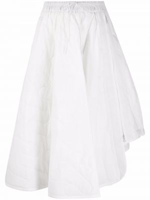 Falda midi asimétrica Y-3 blanco