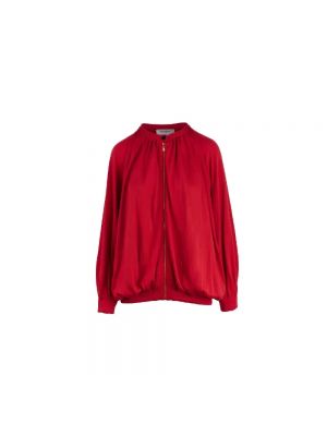 Kurtka bawełniana Yves Saint Laurent Vintage czerwona