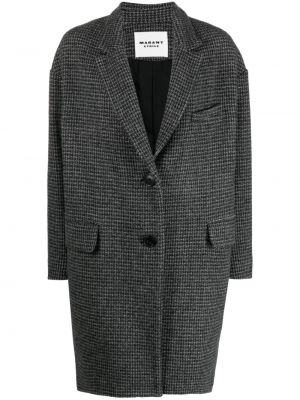 Bavlněný kabát Marant Etoile šedý