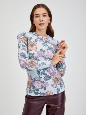 Majica s cvetličnim vzorcem Orsay siva